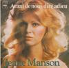 7inch Record JEANE MANSON  Avant De Nous Dire Adieu CBS4008 CBS 1976 France Pop Used