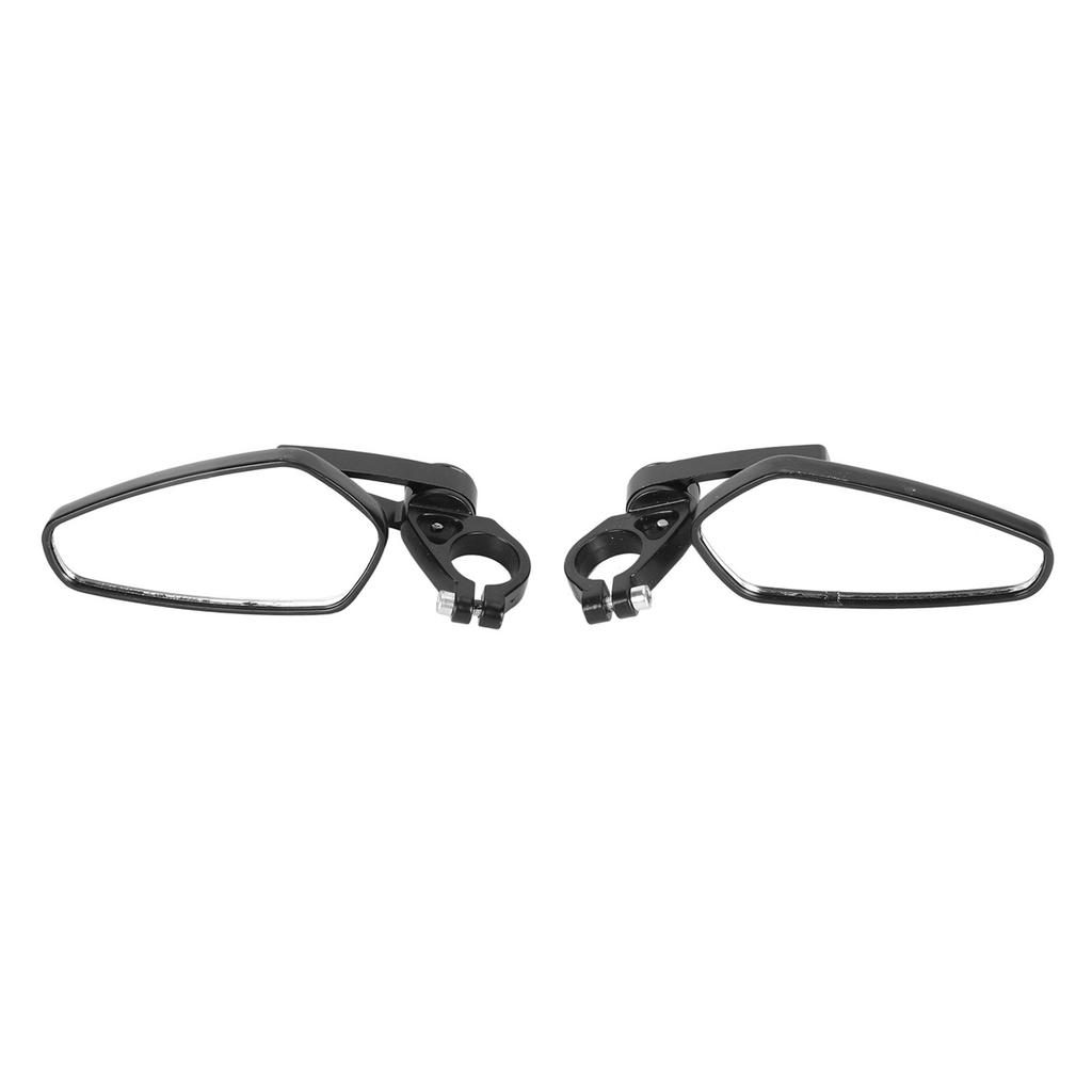 2PCS Motorcycle Rearview Mirror High Definition Clear View Aluminium Alloy Handlebar Side Mirrors for Motorbike