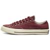 Chuck 70 Low 'Burgundy/Black/Egret' Suede Sneakers 162375C