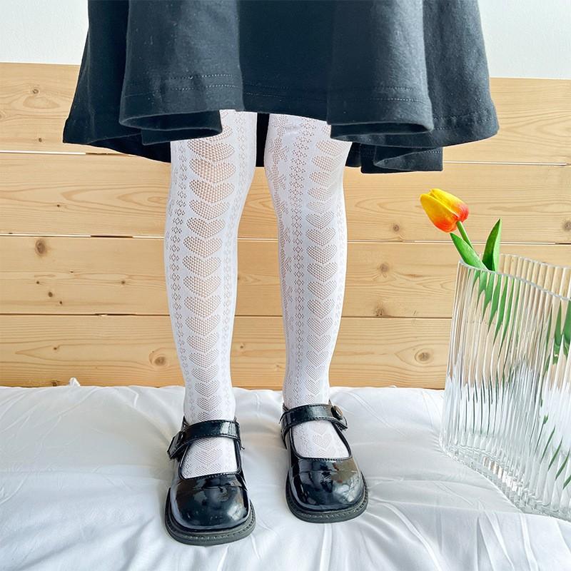 Girls Net Socks Princess Wind Summer Mosquito-Proof Baby Long Flower Net Socks Skin-Friendly Class A Jacquard Small Love Jumpsuit