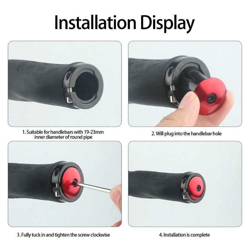 Road Bike Handlebar End Cap Bicycles Handlebar Plug Bike Expanding Locking Bar End Cap Bicycles Cycling Handlebar Plug