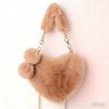 Heart Zippered Shoulder Bag Crossbody Bag