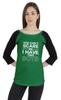 Inkmeso Tshirt For Mother's Raglan Tshirt  "You Can't Scare Me I Have Two Boys" Graphic Shirt