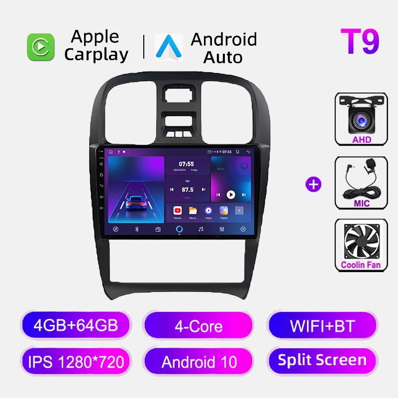 IPS Auto Stereo For Hyundai Sonata 2003-2009 Car Radio Wireless Carplay Navigation GPS 4G WIFI Android Multimedia Video Player