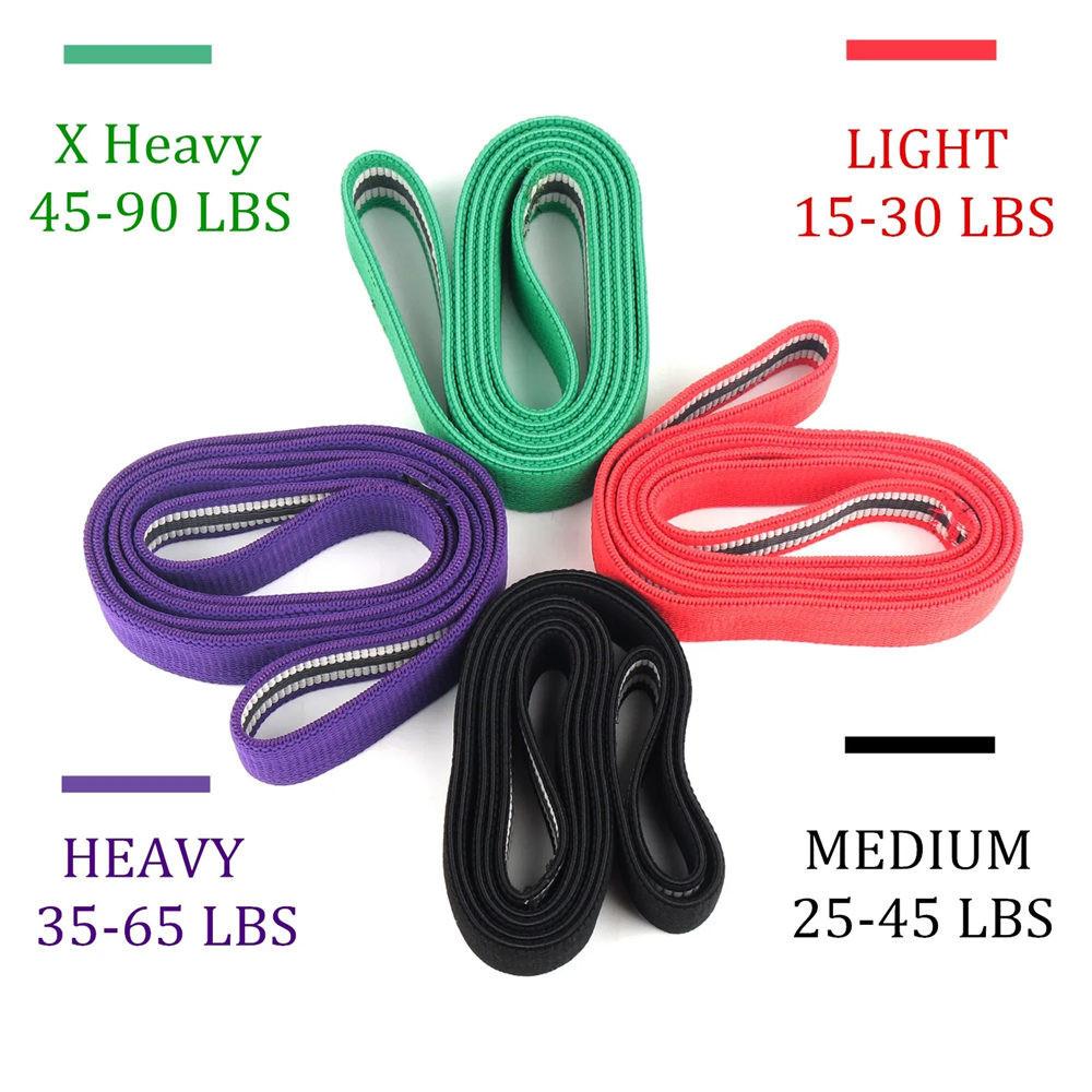 Faixa de Assistência para Barra Fixa de Tecido Longa 208cm Resistente Exercício Alongamento Faixas de Yoga Equipamento de Ginásio em Casa Alongamento Corporal Treino
