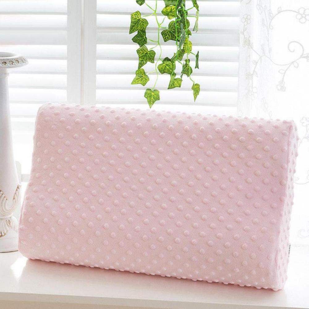 Health Care Slow Rebound Memory Foam Neck Rest Orthopedic Soft Comfort Pillow