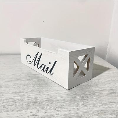 Mail Organizer Holder Countertop Envelope Multifunctional Tabletop Mailbox Home Decor