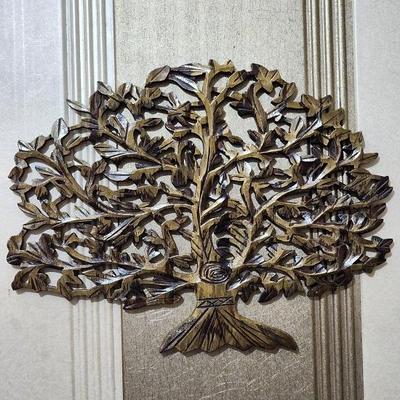 Weihnachtsbaum aus Holz, Wandkunst, Heimdekoration, 40,64 cm