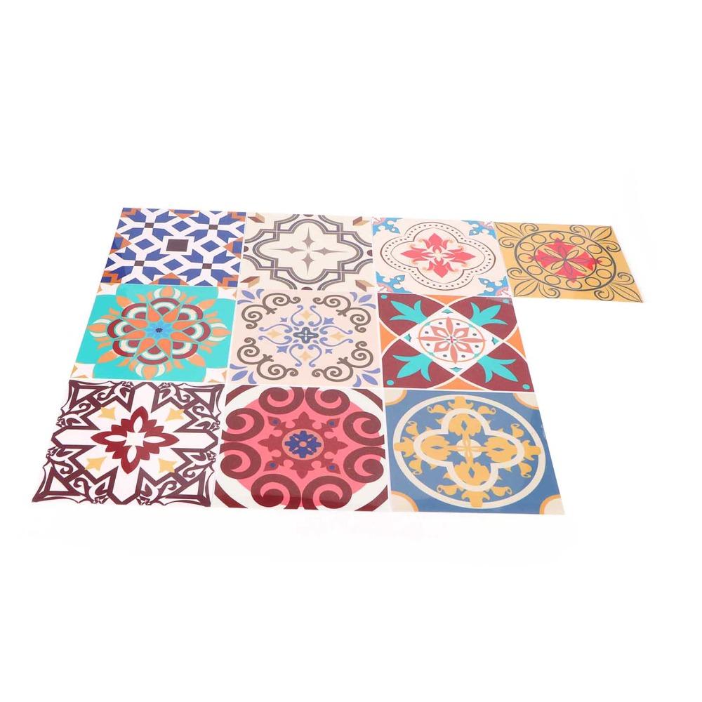 Waterproof Self Adhesive Wall Decals 15x15cm Wall Art Stickers PVC Wall Decor Home Decoration