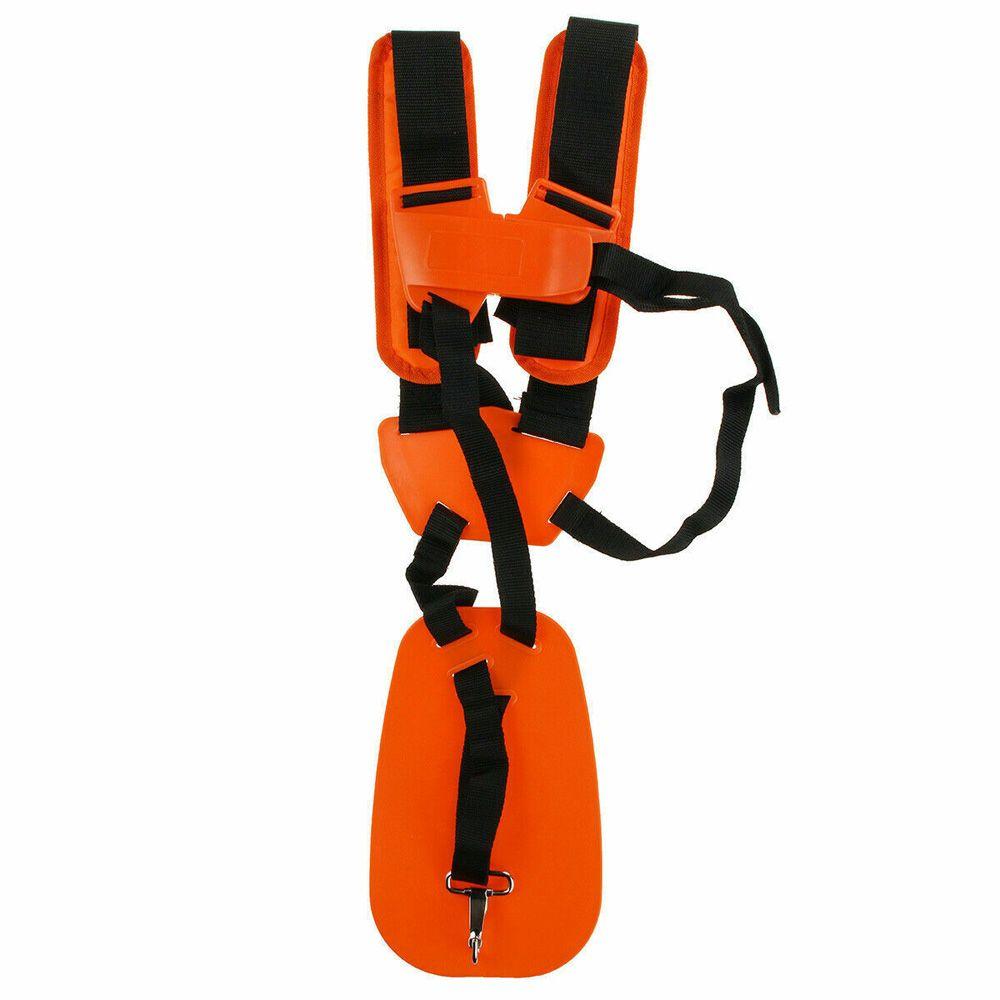 

Резак для веток газонокосилки, триммера, садового инструмента, двойной плечевой ремень, защитная панель, обвязка оранжевый