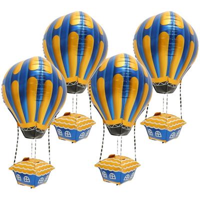 Thickened Foil Balloon Cute Party Decor Balloon Kids Toys 4D Hot Air Balloon  Party Decorations