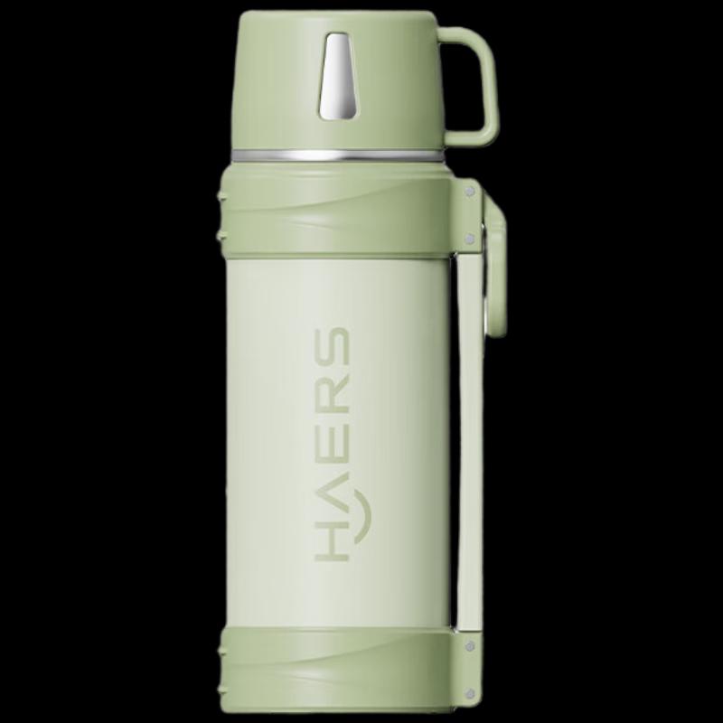 HAERS 2000ml 304 Stainless Steel Portable Insulated Travel Flask