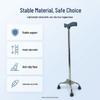 Stable Non-Slip Four-Legged Adjustable Lightweight Aluminum Walking Cane for Elderly