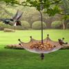 Umbrella Shaped Outdoor Hanging Bird Feeder Hummingbird Food Tray Garden Decor Wild Bird Feeding Station For Backyard Balcony