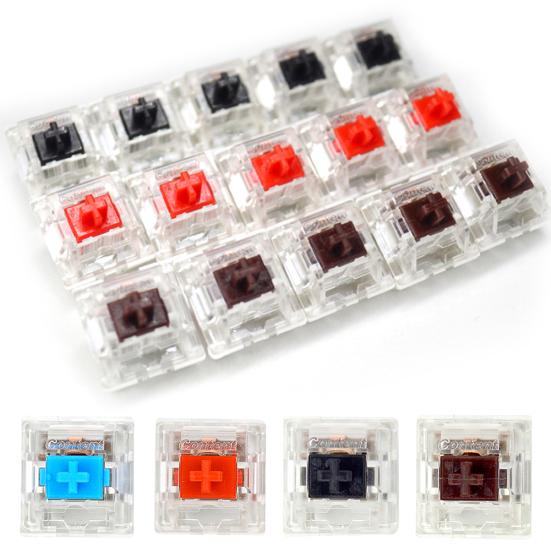 16Pcs/Set Mute Mechanical Replacement Parts 3 Keyboard Shaft Pin MX Button Key