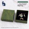 Camouflage Forest Jewelry Box: Green Necklace, Earring, Pendant, and Ring Storage