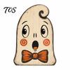 Decorative Figurines for Shelves Halloween Tiered Tray Decorations, Wooden Tabletop Ornaments, Vintage Centerpiece Style Desktop Ornaments Home