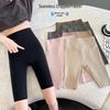 Women's Five-Point Shark Skin Compression Shorts: Anti-Exposure, Tummy Control, Slimming Fit for Summer Yoga, Cycling, and More.