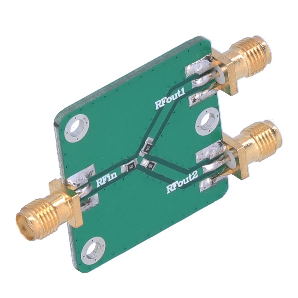 Resistance Power Splitter Module ‑5G 6dB 1 to 2 RF Microwave Distributor Divider for Radio Frequency