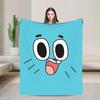 Gumballs Face Blanket Fleece Spring/Autumn Amazings Gumballs Multi-function Soft Throw Blankets for Bedding Travel Rug Piece
