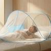Foldable Pop-Up Bed Mosquito Net With Zipper Breathable Folding Mosquito Net Insect Protection No Installation Required