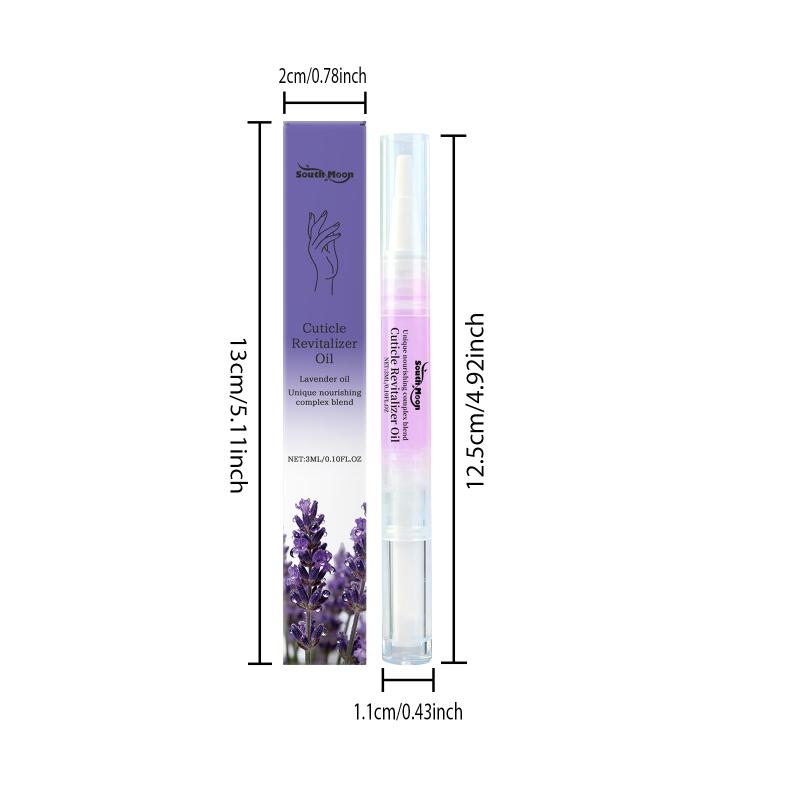Lavender Nail Nutrition Oil Pen Nail Strengthener Discolored Damaged Repair Solution for Home Manicure Care
