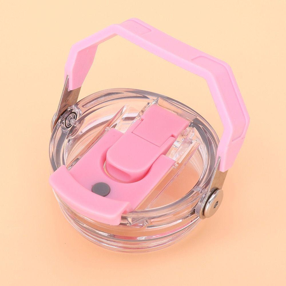 

Replacement Cup Lid Splash Spill Proof Therms Cup Cap for Tyeso 600/750/900 ml Bottle Accessories рожевий