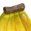Banana Shaped Resin Bird Feeder Decorative Garden Hanging Ornament with Open Tray Outdoor Wild Bird Feeding Station for Yard Patio