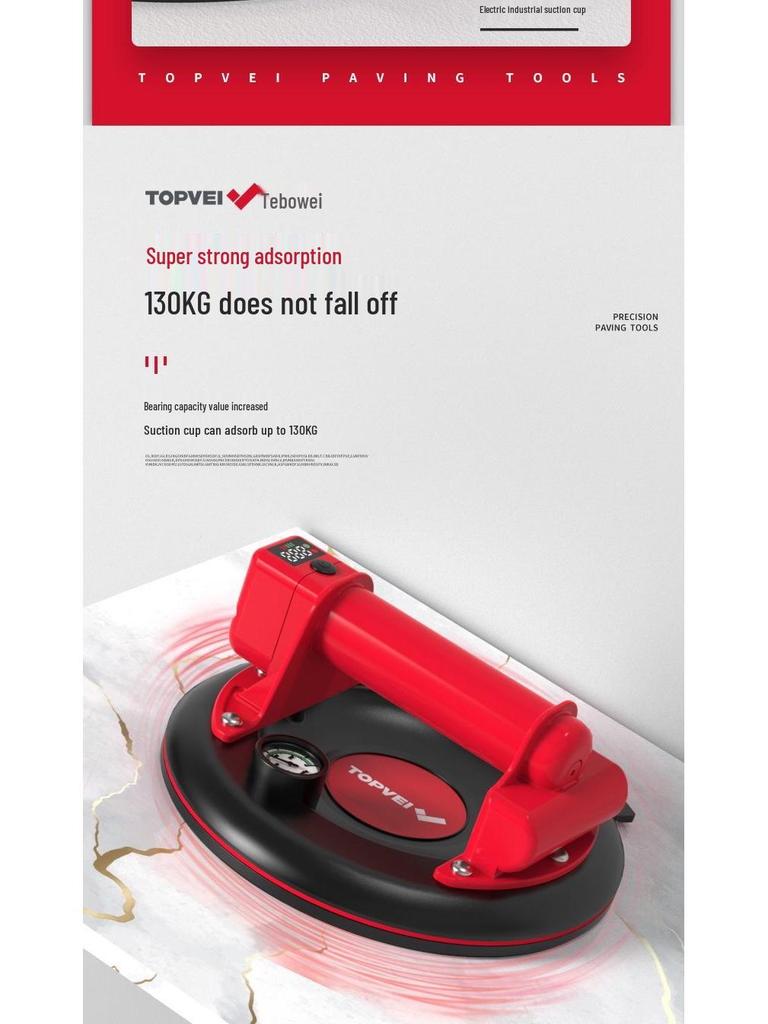 Heavy-Duty 8-Inch Vacuum Suction Cup for Large Glass, Marble, and Tile Handling