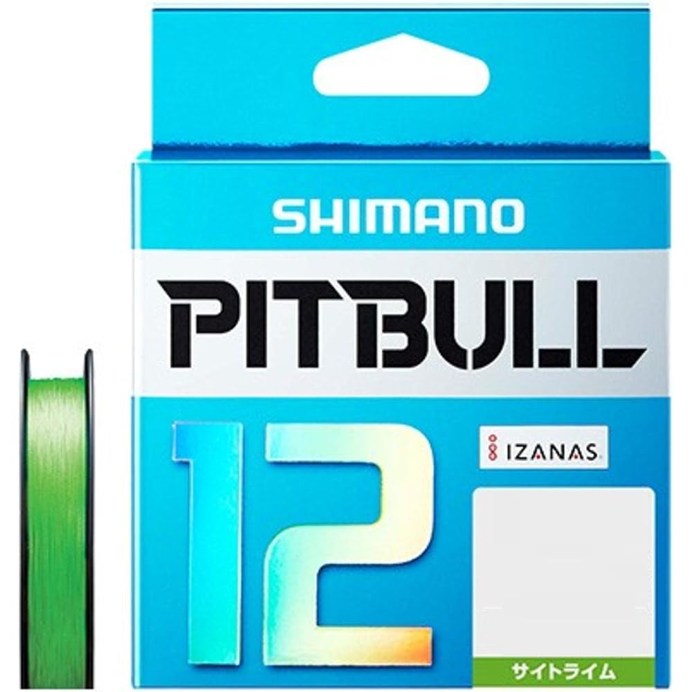 Shimano Pitbull PE Line 12-Strand 200m 1.5号 Site Lime 36.2lb Fishing Line