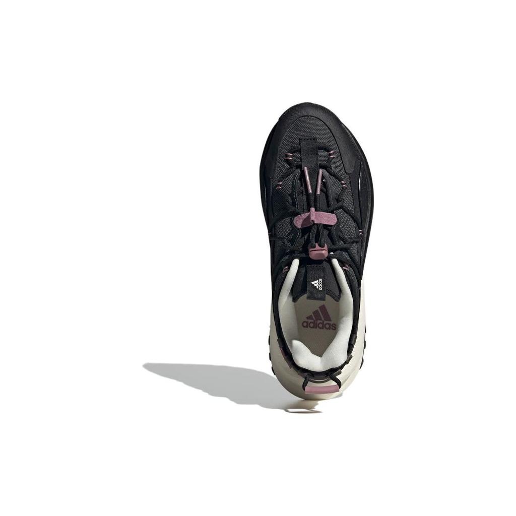 Adidas Maxxwavy PU Fabric TPU Rubber Casual Comfortable Durable Low-Top Dad Shoes Women Sneaker Black ID0982