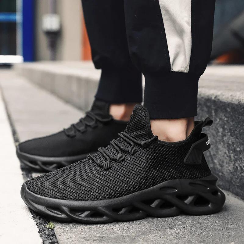 Letní pánské tenisky Běžecká sportovní obuv Venkovní síťovaná vycházková obuv Lehká a prodyšná teniska pro muže Tréninková obuv