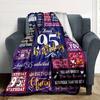 95Th Birthday Celebration Lightweight Blanket Comfortable Ure Throw For Sofa Couch Office Bed Picnics for All Occasions Digital Print Gift Y28