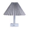 Pleated Table Lamp with Soft Light Adjustable for Bedrooms Living Room and Office Desk Lampshade