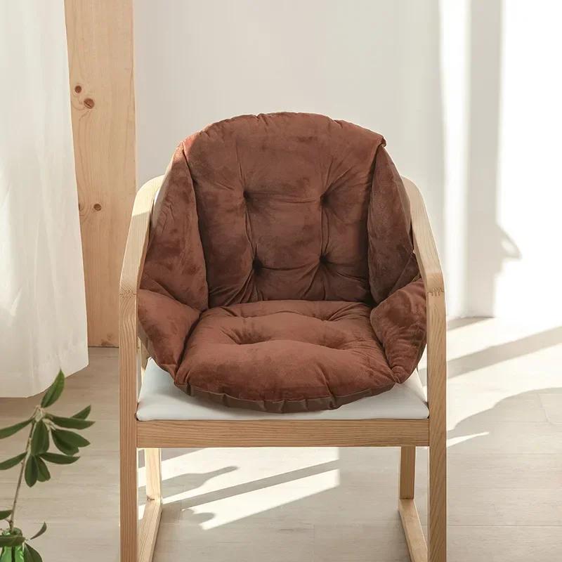 1PC Cushion Office Chair Four Seasons Universal Cushion Backrest One Piece Thickened Winter Chair Cushion 40x48/48x52cm