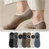 Comfortable Silicone Non-slip Men's Socks Anti Odor Thin Low Cut Socks Breathable Mesh No-show Sock Men