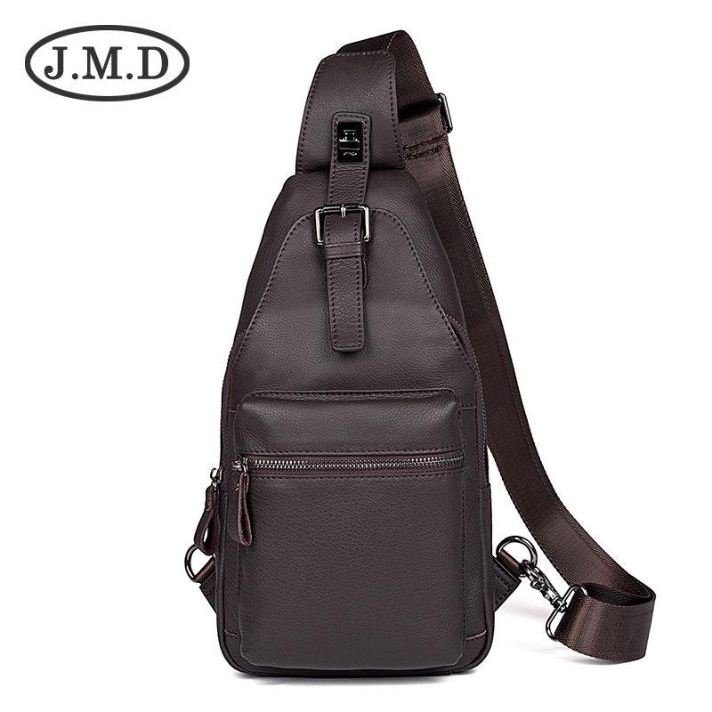 

Genuine Leather Men s Chest Bag Crossbody Bag Men s Retro Cowhide High-end Sports Chest Bag Casual Tactical Chest Bag шоколадний