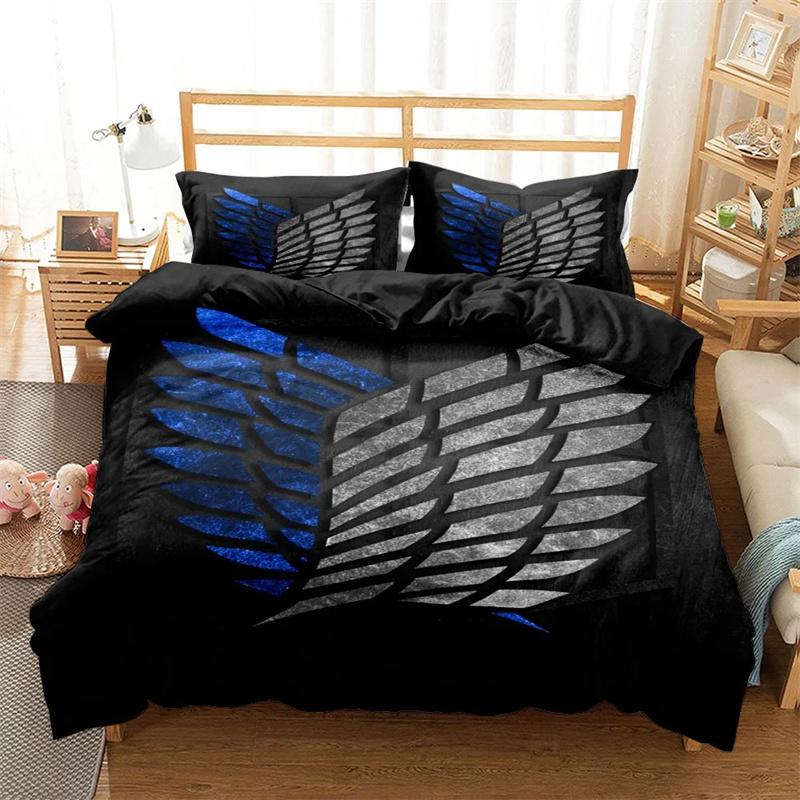 

Titan Attack Pattern All Season Duvet Cover Bedding Comforter sets Soft Quilt Cover as well as Pillowcases Single/Double/Queen/King 135x200cm 2pcs