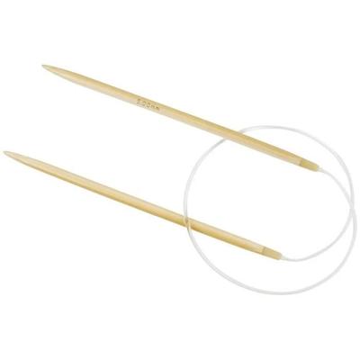 Circular Knitting Needles - No. 5 - 40 Cm - Bamboo - Ideal for All Your Knitting Projects