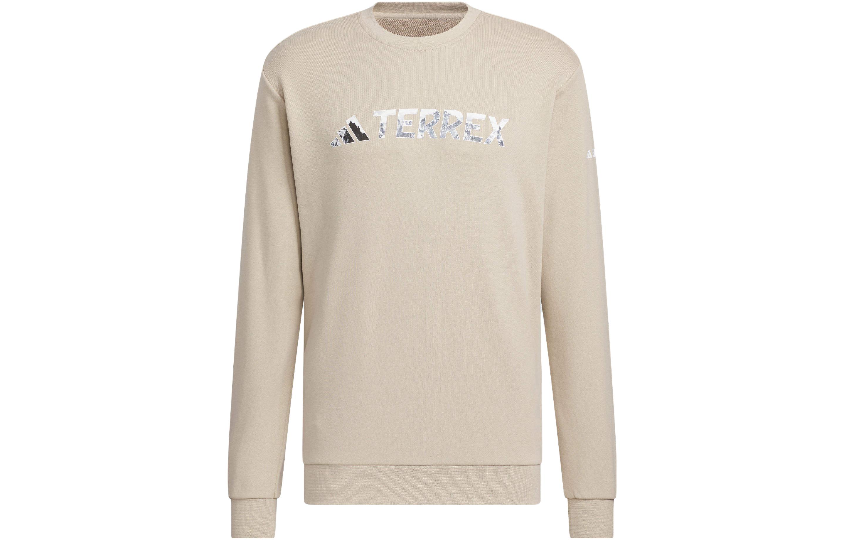Adidas Graphic Crew Sweatshirt Men s Beige IT8844 L