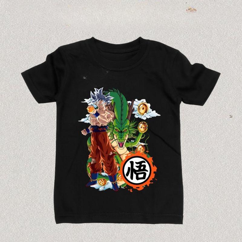 Japanese Animation Dragon Ball Retro Single-piece Animation T-shirt Summer New Retro Fashion Men's and Women's Streetwear