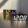 2 Levels Brightness Electronic Table Clock 12/24H Format LED Digital Clock  Office