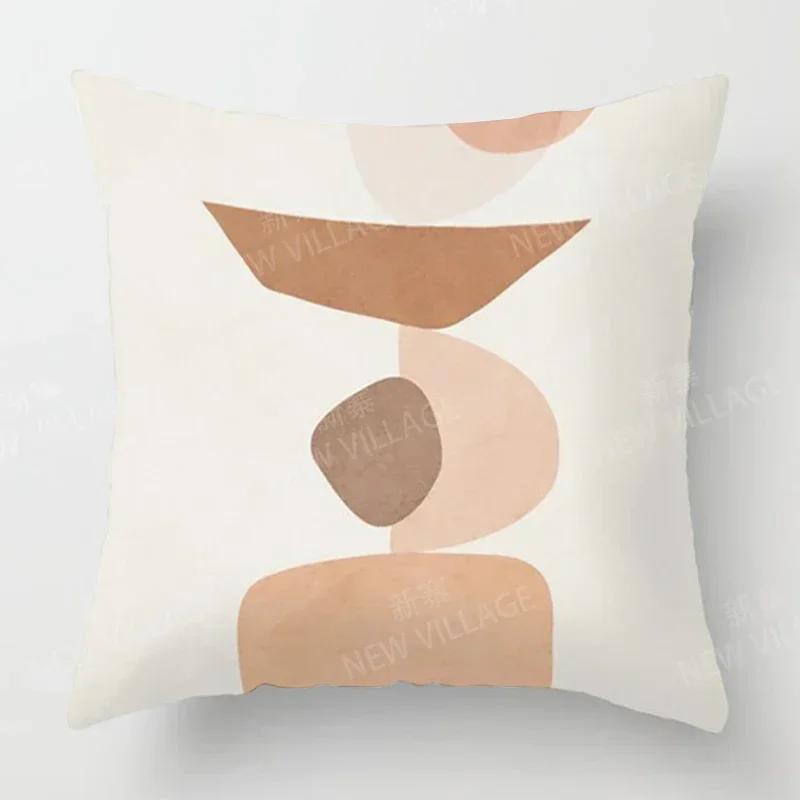 Nordic Fall Home Decor Autumn Throw Pillow Cover Sofa Cushion Cover Modern Morandi