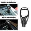 POSSBAY New Carbon Fiber Style Gear Shift Knob Cover Trim For BMW F30 F20 F10 F15 F25 X5 X3