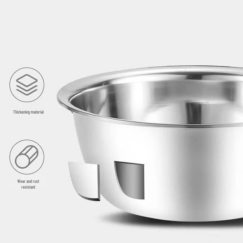 Chuangfa 22cm Thickened Stainless Steel Multi-Purpose Basin