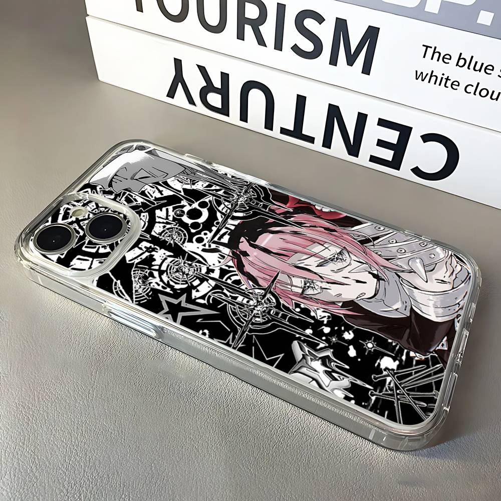 Crona Soul Eater Phone Case For iPhone 17,16,15,14,13,12,11 Pro,Max,Plus,X,XS,XR,SE4,E Mini Transparent Soft Cover