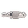 56MM Sewer Jet Nozzle 5000PSI 1 Front 6 Rear Stainless Steel Sewer Jet Nozzle for Pipe Unclogging