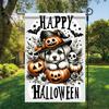Halloween Garden Ag Puppy Pumpkin Witch Hat 12X18 Inch Double Sided Outdoor Ya JJE DDI GGX