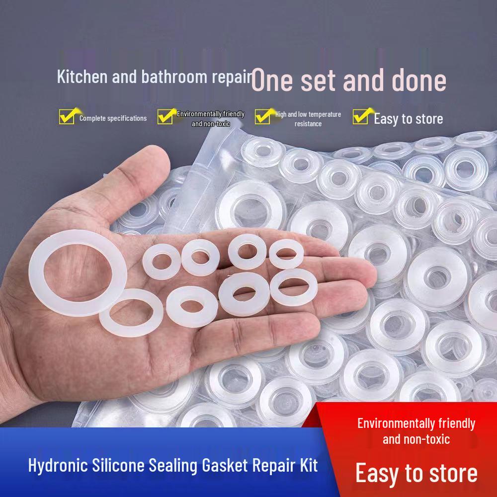 Silicone O-ring Faucet Repair Kit: Multi-Spec Kitchen & Bath Shower Gaskets