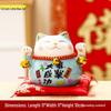 Lucky Cat Ceramic Decor: Creative Japanese Fortune Cat Small Piggy Bank - Ideal Gift for Store Openings